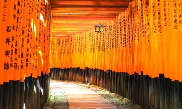 Fushimi Inari Taisha šventykla: viešbučiai netoliese