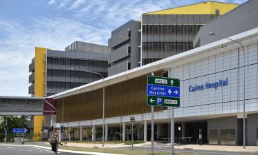Hotelek a Cairnsi Kórház közelében