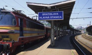 Bratislavan päärautatieasema – hotellit lähistöllä