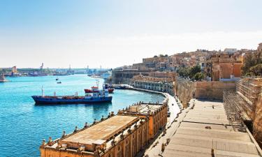 Viesnīcas netālu no apskates objekta Valletta Waterfront