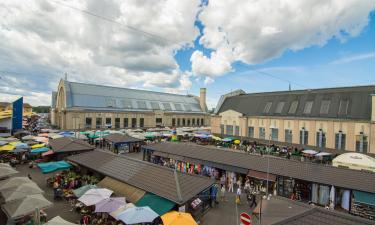 Riga Central Market – hotely v okolí