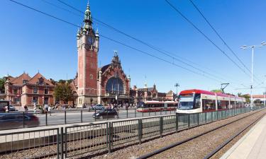 Hotele w pobliżu miejsca Dworzec PKP Gdańsk Główny.