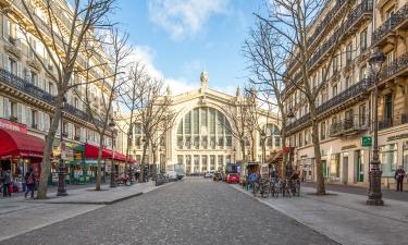 Hoteller nær Gare du Nord jernbanestasjon