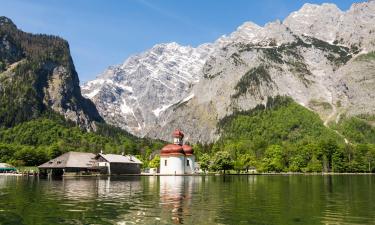 Hotelek a Königssee tó közelében