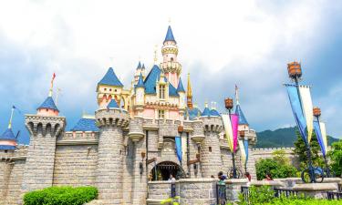 Hong Kong Disneyland – hotely poblíž