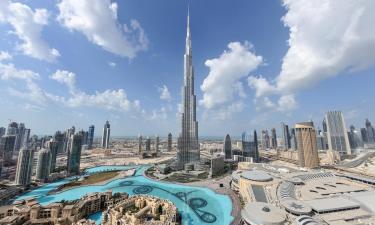 Hotellid huviväärsuse Burj Khalifa lähedal