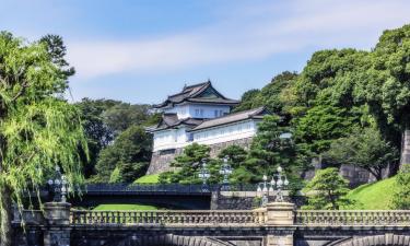 Japonský cisársky palác – hotely v okolí