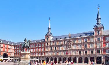 Hotellid huviväärsuse Madridi keskväljak (Plaza Mayor) lähedal