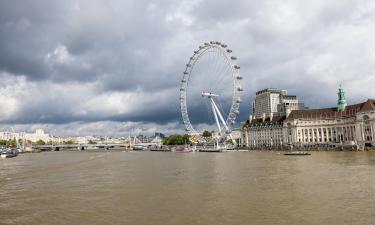 London Eye -maailmanpyörä – hotellit lähistöllä