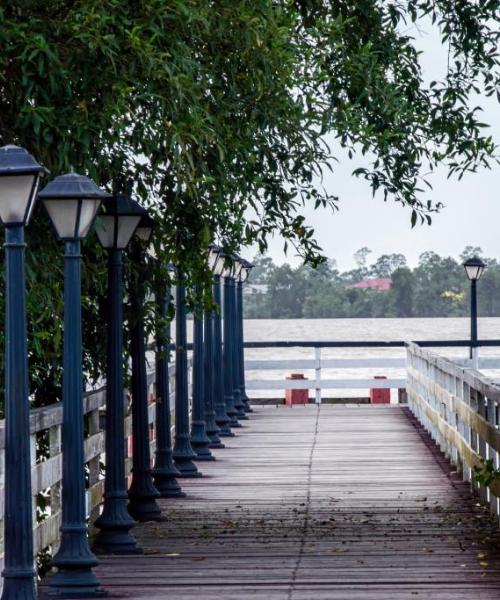 Viens no populārākajiem apskates objektiem pilsētā Paramaribo.