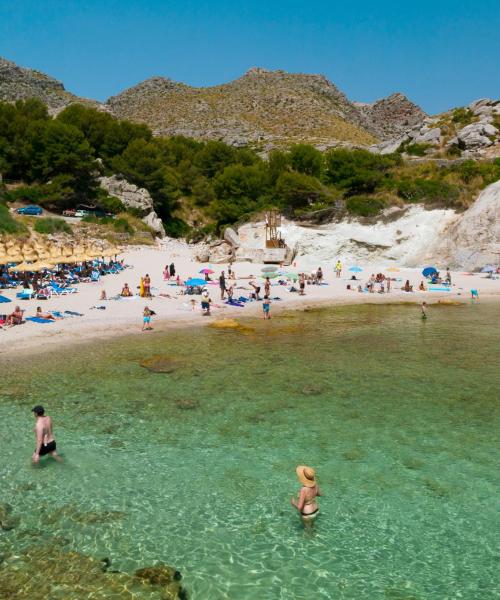 One of the most visited landmarks in Cala Romàntica.