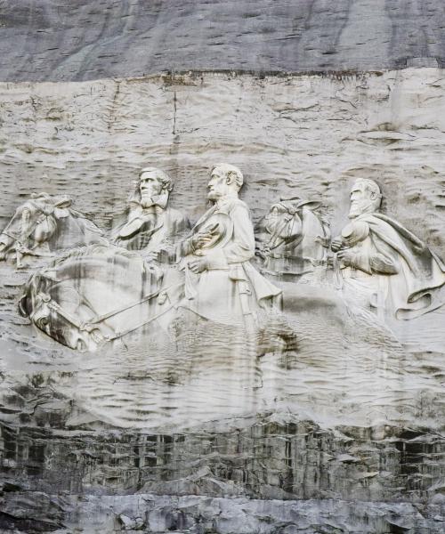 Eine der meistbesuchten Sehenswürdigkeiten in Stone Mountain.