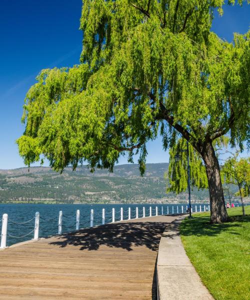 Jedno z nejnavštěvovanějších míst v destinaci Kelowna.
