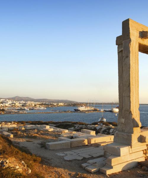 Un dels llocs d'interès més visitats a Naxos Chora.