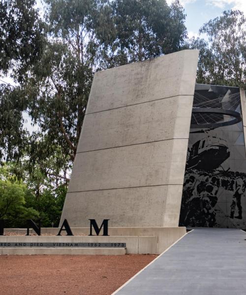 Um dos lugares mais visitados em Camberra.