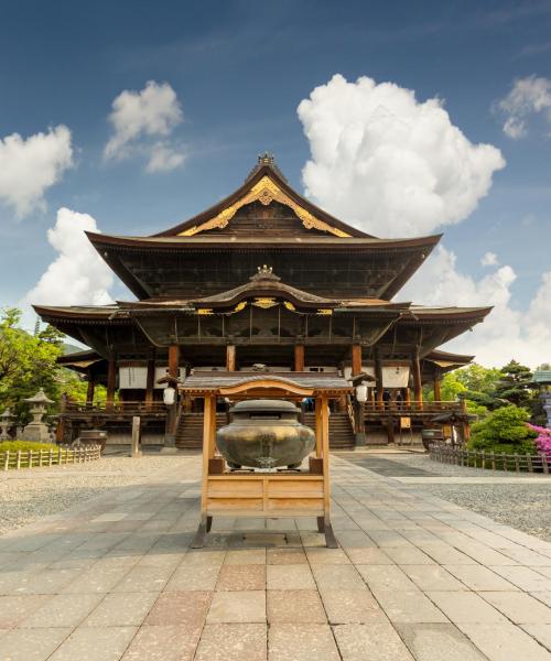 Eine der meistbesuchten Sehenswürdigkeiten in Nagano.