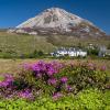 Viesnīcas netālu no apskates objekta kalns Errigal