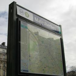 a Malesherbes metróállomás