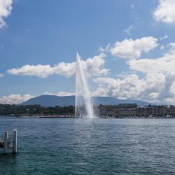 a Jet d'Eau szökőkút