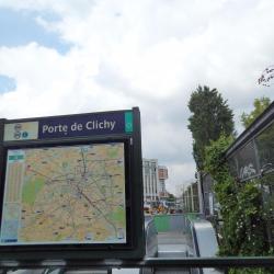 Porte de Clichy Metro Station