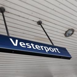 pilsētas dzelzceļa stacija Vesterport