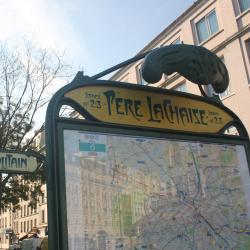 P&egrave;re Lachaise Metro Station