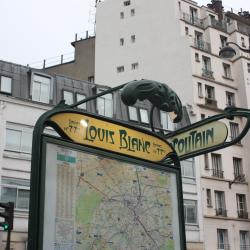 Louis Blanc Metro Station