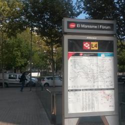 Метростанция El Maresme | Fòrum