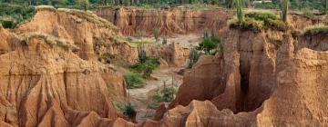 Campsites in Tatacoa Desert