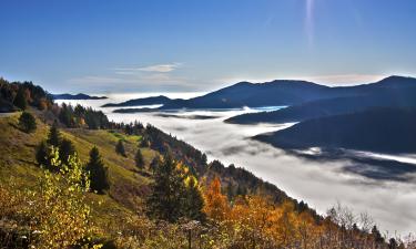 Fjallaskálar á svæðinu Massif des Vosges