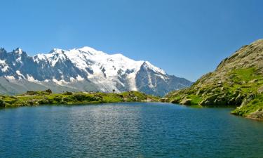 ชาเลต์ในMont Blanc - France