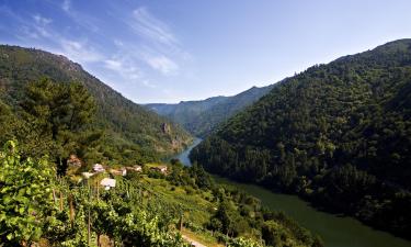 Hotelek Ribeira Sacra területén