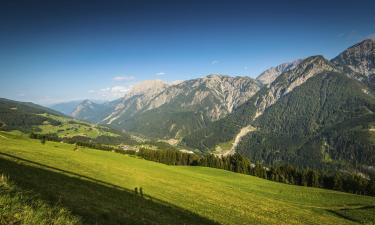 Lienz Dolomites dağ evlerini