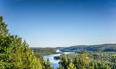 Cases de muntanya a Mauricie National Park