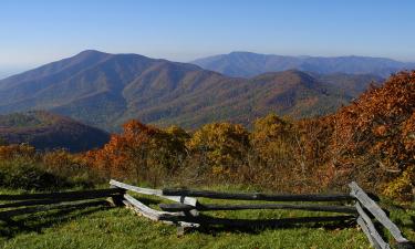 Cabins in Appalachian Mountains