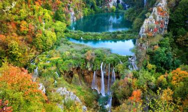 Cottages in Plitvice Lakes National Park