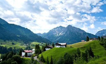 Pensjonaty w regionie Dolina Kleinwalsertal