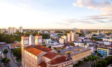 Bauernhöfe in der Region West-Central Brazil