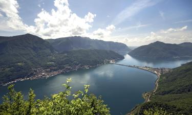 Lugano Gölü otelleri