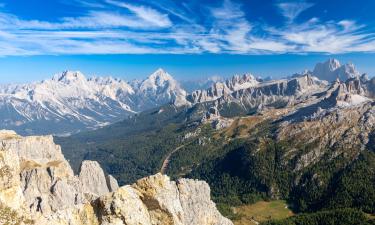 Cabins in Italian Alps