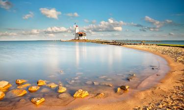 Boats in IJsselmeer