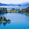 Lodžas reģionā Bariloche Lakes