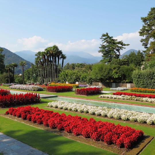 Botanical gardens ng Villa Taranto sa Verbania