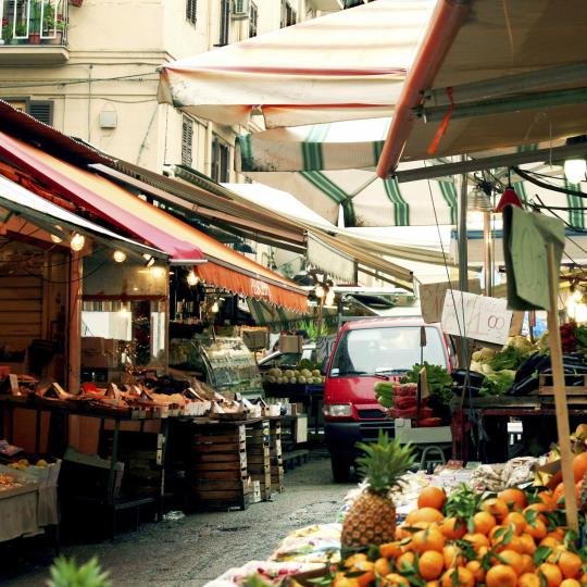 Catania – rybí trh Piscarìa