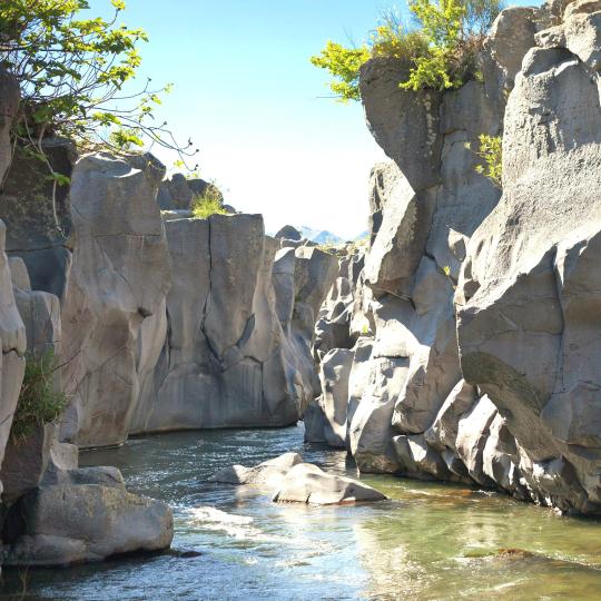 Река и ущелья Алькантара