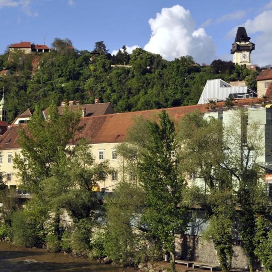 Parcul castelului din Graz