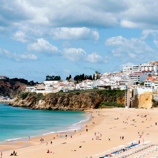 El centro histórico de Albufeira