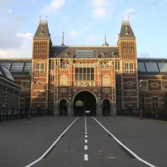 Museumplein v Amsterdamu