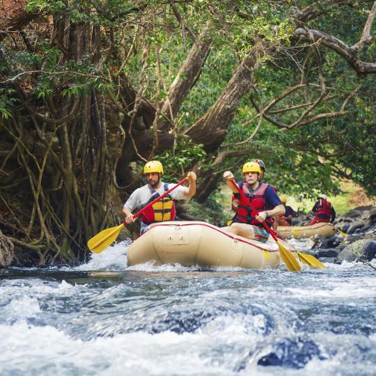 Rafting a Turrialba