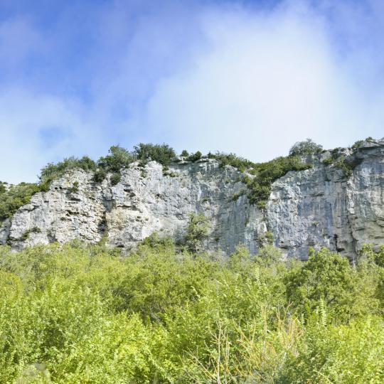 Canyon in the town of Bozouls